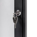 Indoor Lockable Showcase Silver 2x A4 RAL7016
