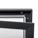 Indoor Lockable Showcase Silver 2x A4 RAL7016