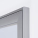 Vergrendelbaar Notitiebord Indoor B1 Brandwerend Zilver 12x A4