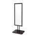 Outdoor Menu Frame Stand Black 8 x A4 Single-Sided