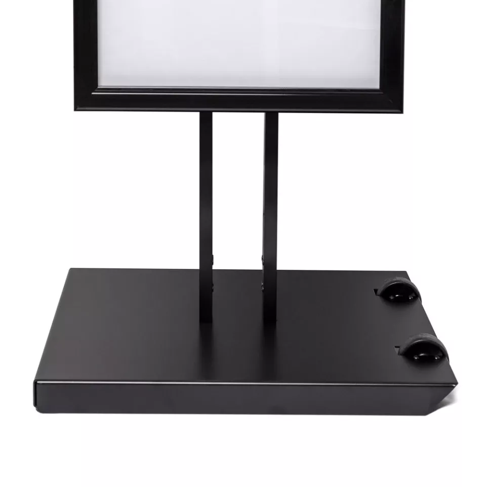 Outdoor Menustandaard Zwart 8 x A4...