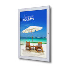Lockable Poster Case...