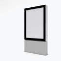 Porte-affiche Premium LED Sur Pied Extérieur 120 x 180 cm Double-Face