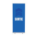 Roll-Banner Budget 85 Complete Set Uitgang Blauw Frans