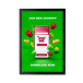 Magnetic Poster Frame Slim A2 Noir