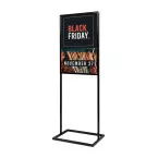 Poster Display Decor Click A1 Double Sided Zwart