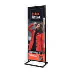 Poster Display Decor Click 2xA1 Double Sided Zwart
