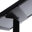 Black Lockable Menu Stand Non-Illuminated 2x A4