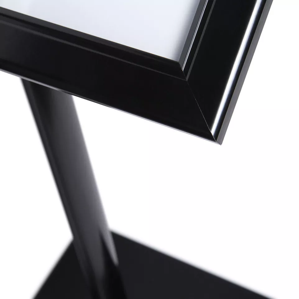 Black Lockable Menu Stand...