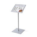 Lockable Menu Stand LED Illuminated 2x A4