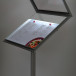 Menustandaard Vergrendelbaar LED Verlichting 2x A4