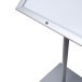 Lockable Menu Stand LED Illuminated 2x A4