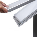 Menustandaard Vergrendelbaar LED Verlichting 2x A4