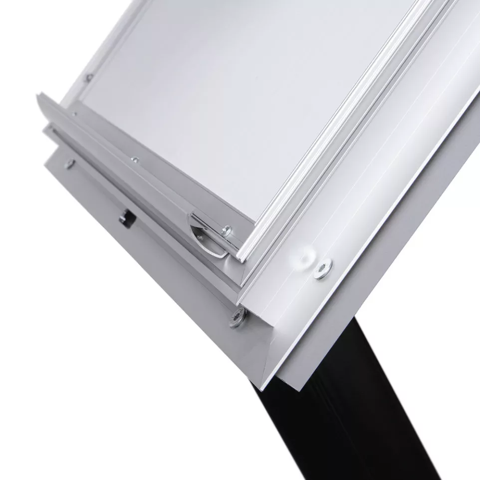 Porte-menu Premium LED Extérieur A3 Noir