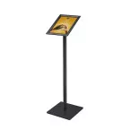 Menu Board Design Plaque Acier A4 Coins En Onglet 25 mm Noir