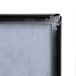 Menustandaard Design Standaard Zwart 25 mm Rechte Hoeken A4