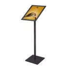 Menu Board Design Plaque Acier A3 Coins En Onglet 25 mm Noir