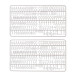 Lot de lettres en plastique blanches pour Tableau Noir à Lettres