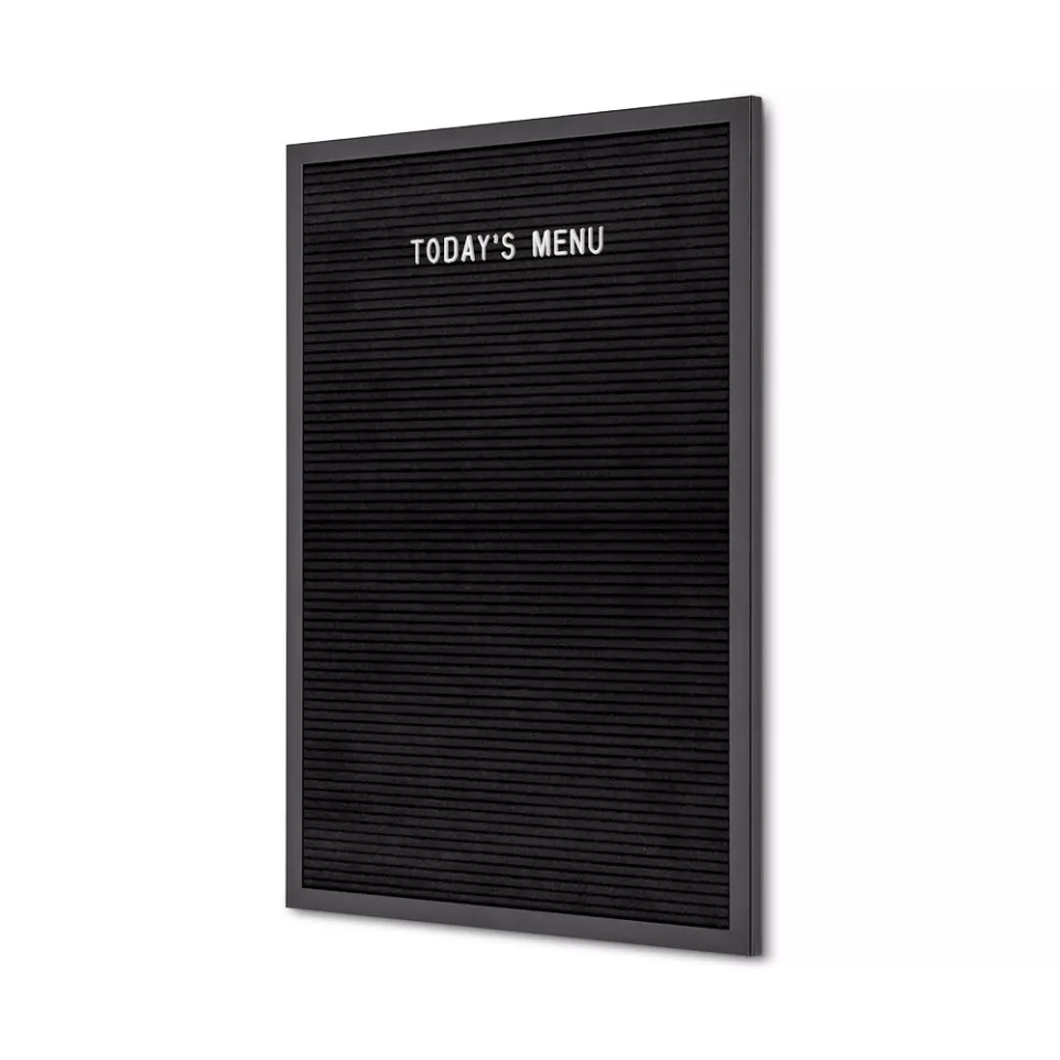 Black Letter Board Black 40 x 60 cm