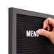 Black Letter Board Black 40 x 60 cm