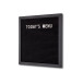 Black Letter Board Black 30 x 30 cm