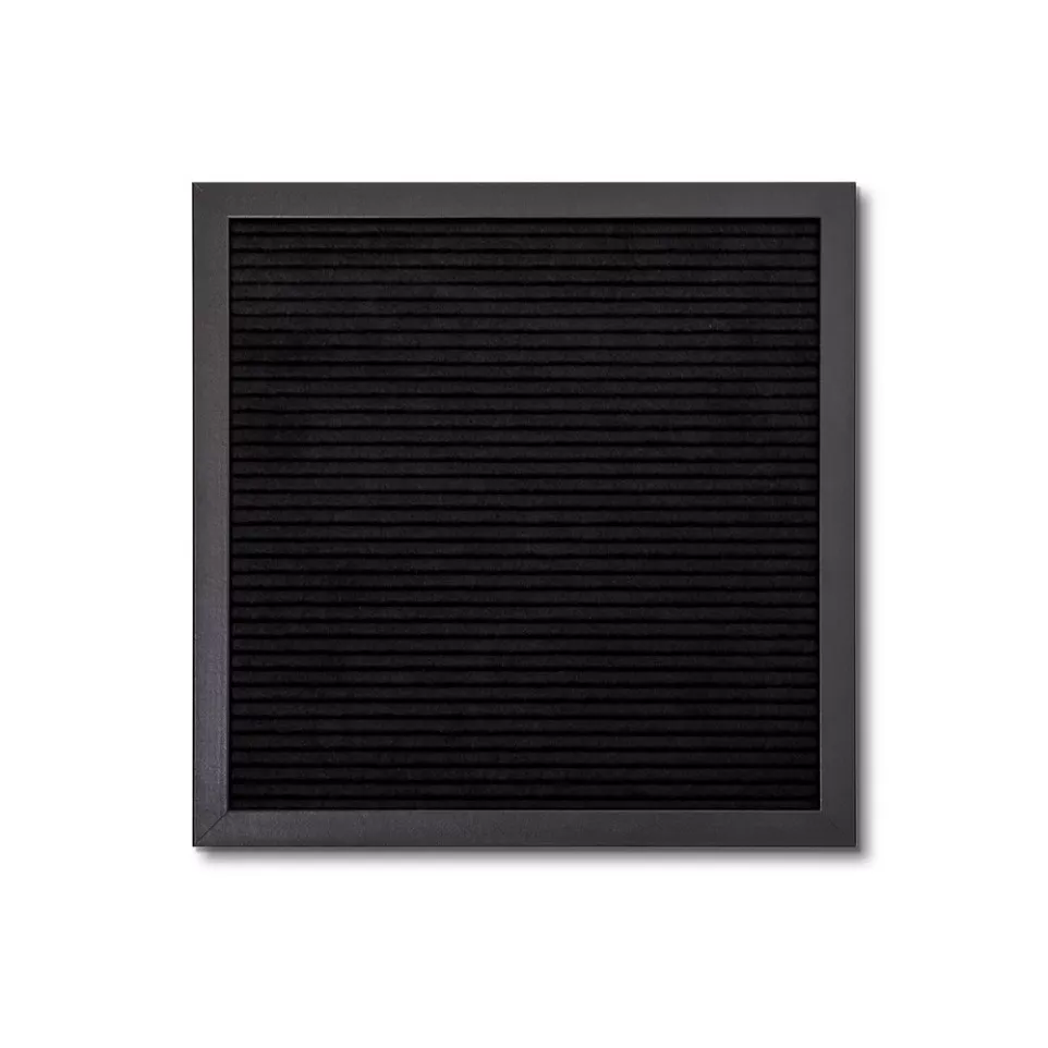 Black Letter Board Black 30 x 30 cm