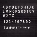 Black Letter Board Black 30 x 30 cm