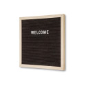 Letterbord Zwart 30 x 30 cm