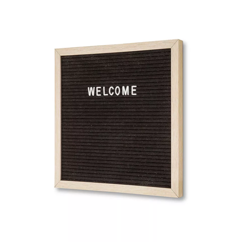 Letterbord Zwart 30 x 30 cm