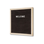 Letterbord Zwart 30 x 30 cm