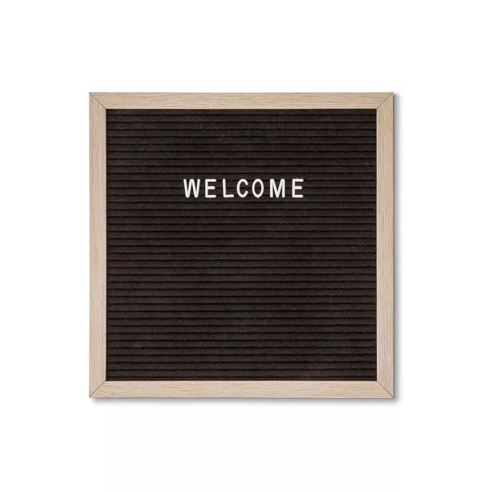 Black Letter Board 30 x 30 cm