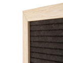 Tableau Noir à Lettres 30 x 30 cm avec Cadre en Bois