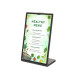 Scritto® Menu Stand L-Shape Black A6