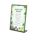 Scritto® Menu Stand L-Shape Black A5