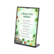 Porte-Menu "L" Scritto®  A5 Noir 