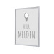Kliklijst A4 Complete Set Hier Melden Grijs Nederlands