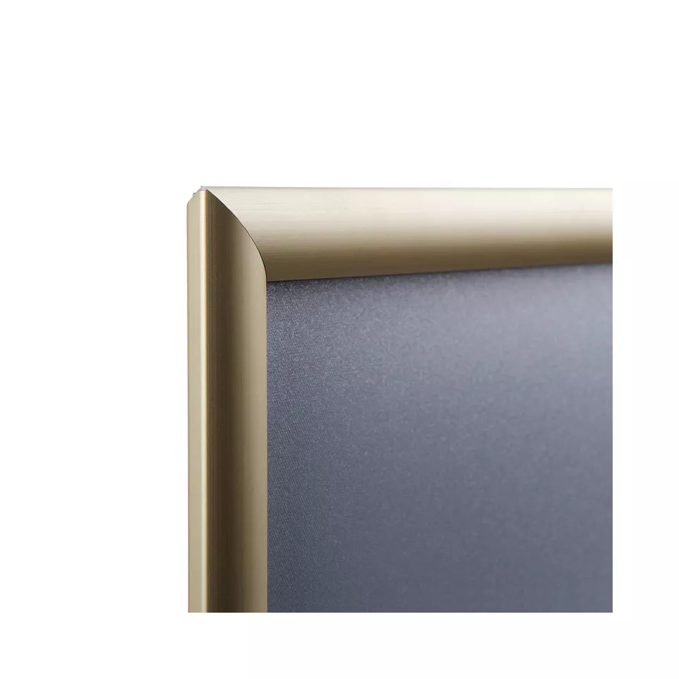 25 mm Snap Frame Mitred Corners A4 Gold