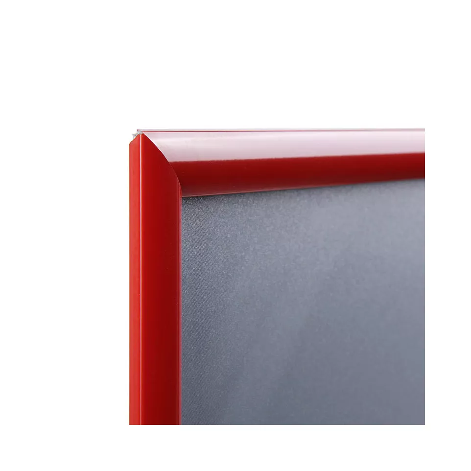 25 mm Snap Frame Mitred Corners A4 Red