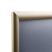 25 mm Snap Frame Mitred Corners A2 Gold