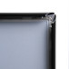 Cadre Clic-Clac Standard A2 Coins En Onglet 25 mm Noir