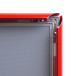 25 mm Snap Frame Mitred Corners A2 Red