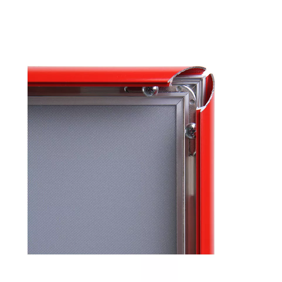 25 mm Snap Frame Mitred Corners A2 Red