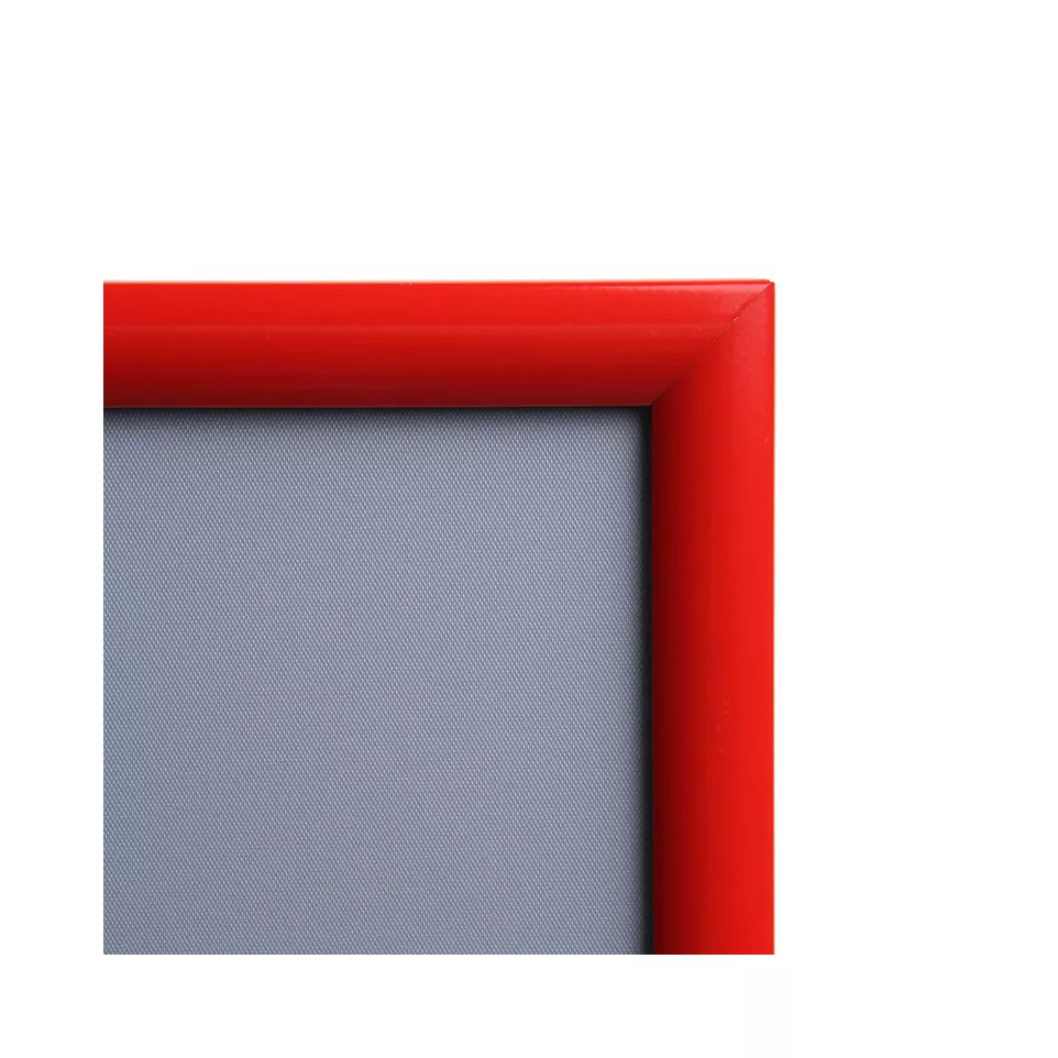 25 mm Kliklijst Rechte Hoeken A1 Rood