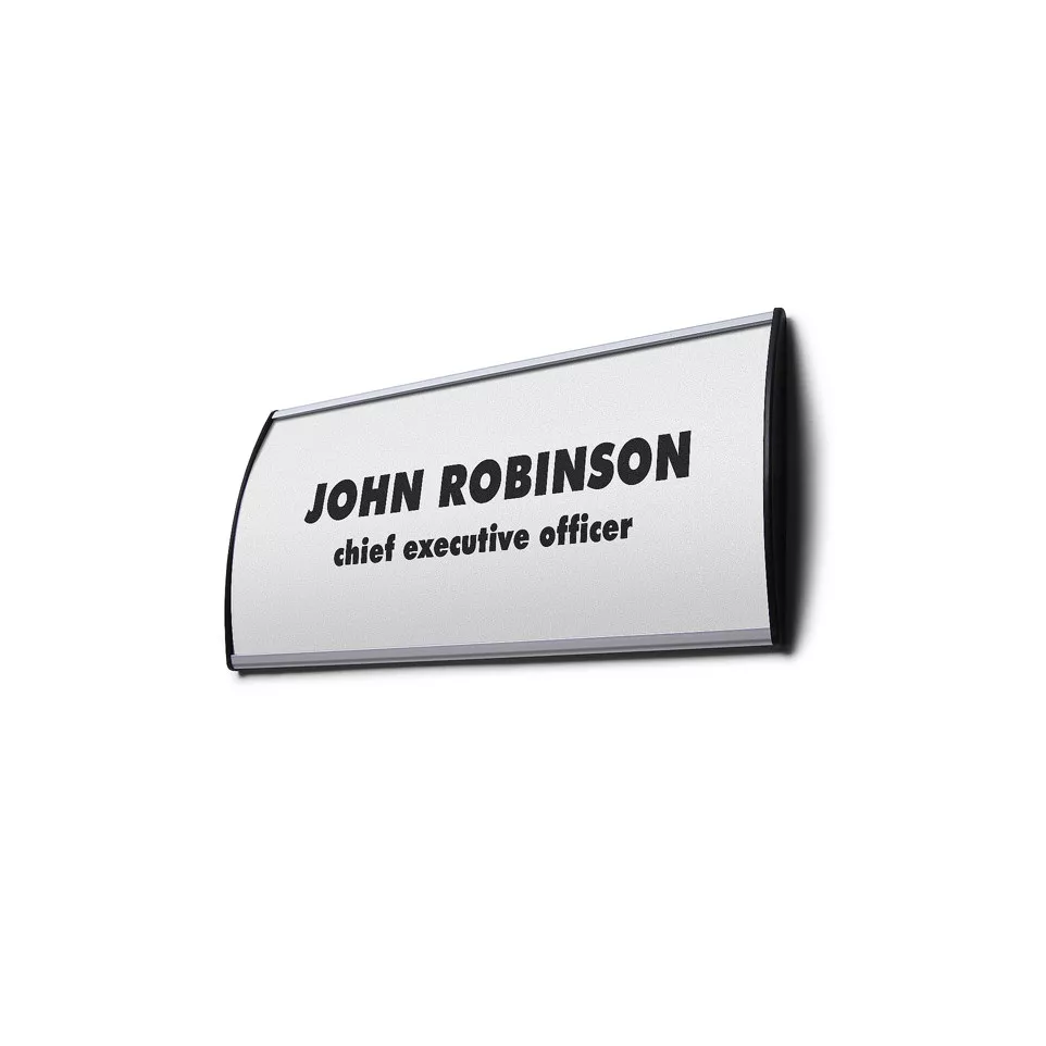 Wayfinding System Curved 10,5 x 21 cm