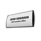 Wayfinding System Curved 10,5 x 21 cm