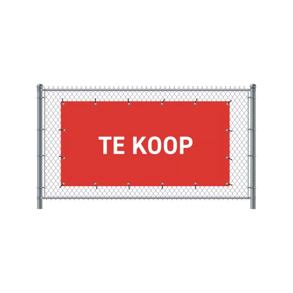 Hekwerkbanner 200 x 100 cm Te Koop...