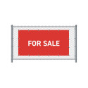Fence Banner 200 x 100 cm Sale English Red