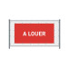 Hekwerkbanner 200 x 100 cm Te Huur Frans Rood