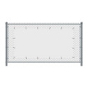 Fence Banner 200 x 100 cm Rent French Red