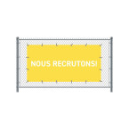 Hekwerkbanner 200 x 100 cm...